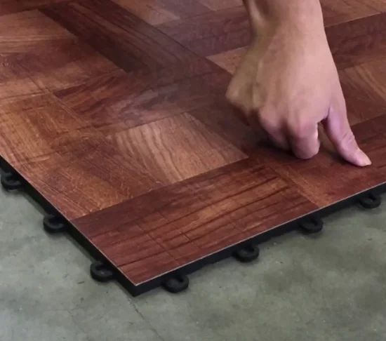 Interlock vinyl floor Dubai easy installation and durable