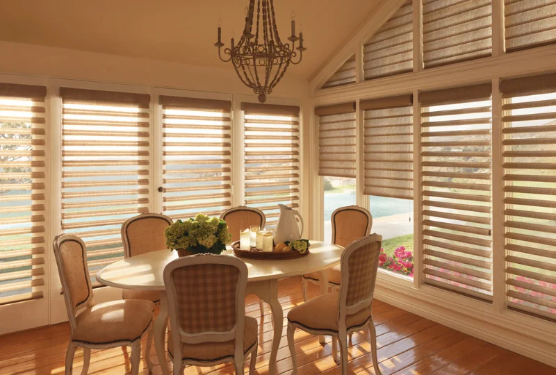 Aric Blinds in Dining Room