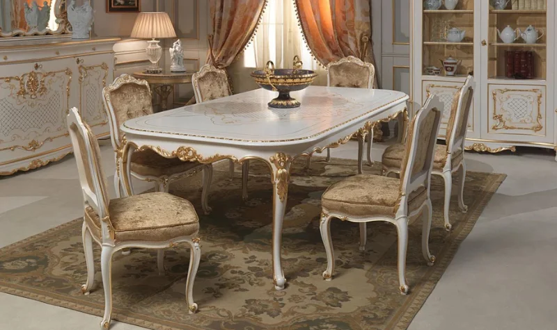 Classic Luxury Dining Table Set