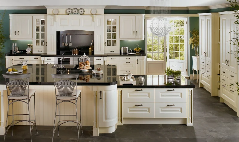 Luxury white kitchen furniture Dubai