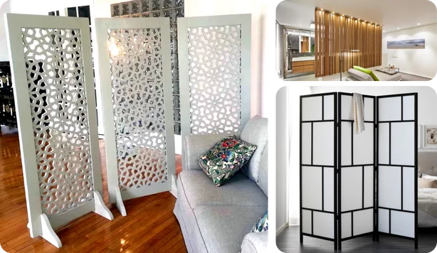 Luxury room dividers in modern Dubai interior