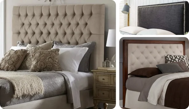 ufted and wooden framed headboards Dubai