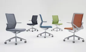 Colorful office armchairs with wheels Dubai