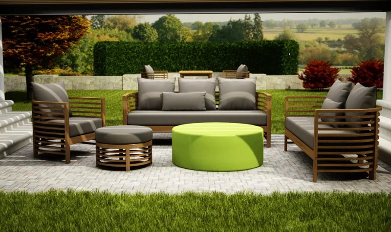 Modern Wooden Garden Furniture Dubai