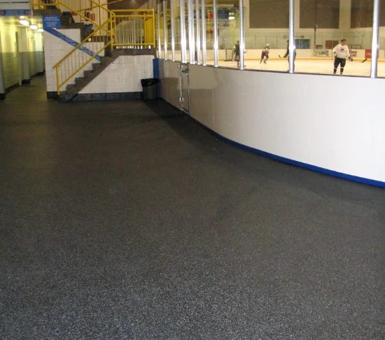 Recycled rubber flooring Dubai eco friendly and strong