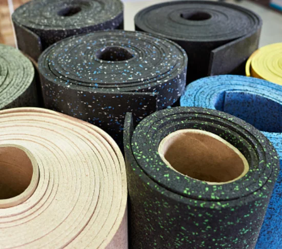 Rubber rolls flooring Dubai versatile and durable