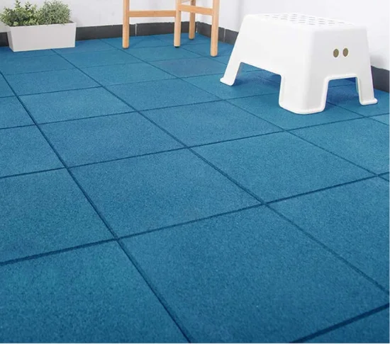 Rubber tiles flooring Dubai durable and safe surface