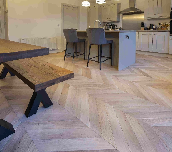 Chevron Parquet Flooring Dubai UAE