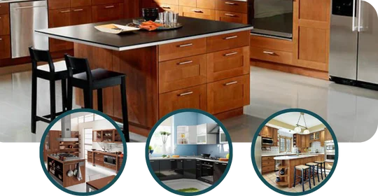 Custom kitchen furniture designs Dubai