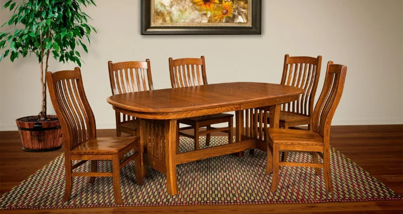 Classic Wooden Dining Table Design