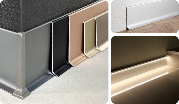 Aluminium wall skirting Dubai