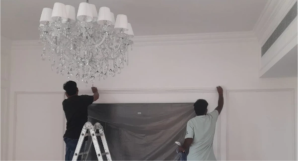 Creative art wall paint Dubai