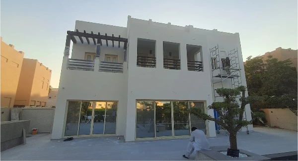 Traditional wall paint finish Dubai