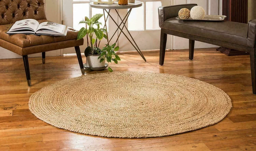 Modern jute rug UAE