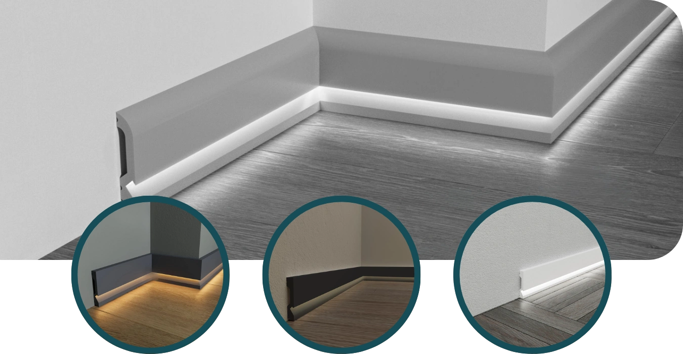 Luxury wall skirting boards Dubai