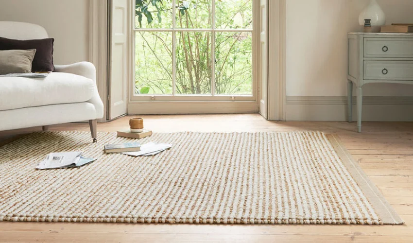 Eco friendly jute rug