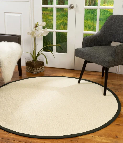 White Round Rugs