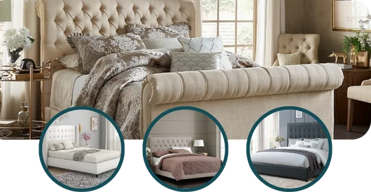 Preemium bed upholstery