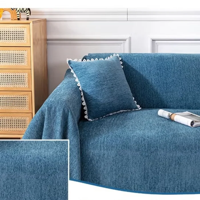 Chenille Lace Sofa Cover image 1