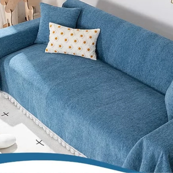 Chenille Lace Sofa Cover image 1