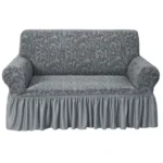 Grey Stretchable Sofa Cover