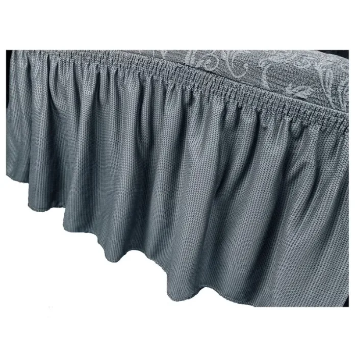 Grey Stretchable Sofa Cover image 2