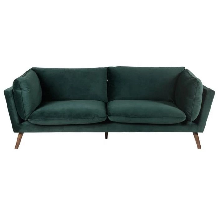 Soft Green Velvet Sofa Covers image 1