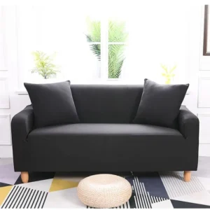 Abby Black Sofa Cover