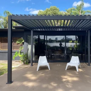Yulan Outdoor Aluminium Pergola with Adjustable Roof