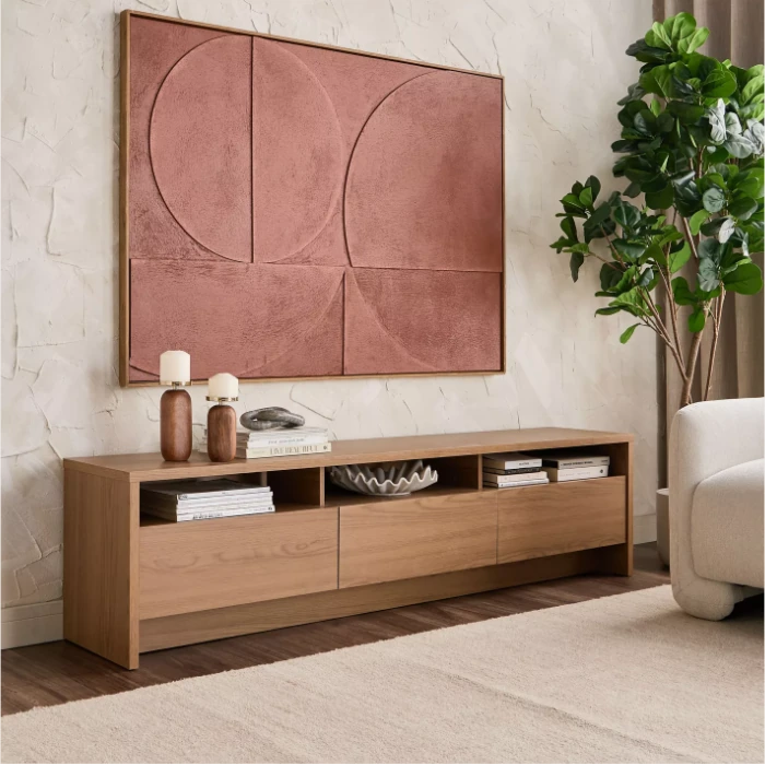 Aspen TV Unit living room setup