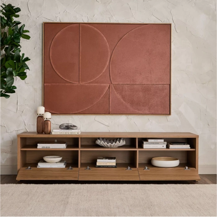 Aspen TV Unit shelf detail