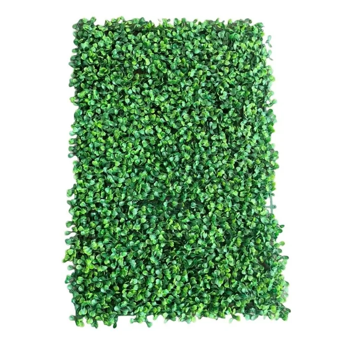 Synthetic Green Grass Wall Panel for Garden Use