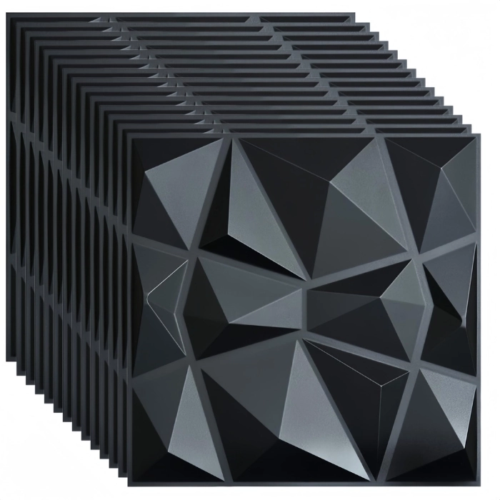 BoodLo 12 PCS 3D Wall Panels