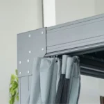 Dark Grey Pergola with LED