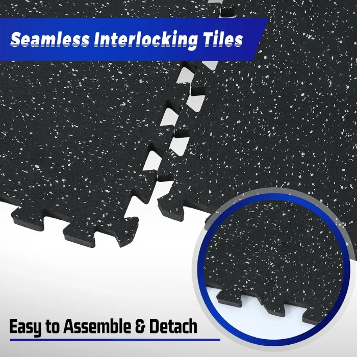 EPDM Gym Flooring Tile image 1