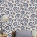 Floral Damask Wallpaper