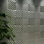 Installing Oblique Lines 3D Wall Panel