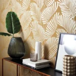 Ochre mala wallpaper roll view