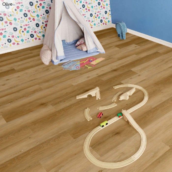 Olive Luxury Vinyl Tile image 1