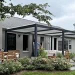 Purple Leaf Outdoor Pergola for Patio Garden