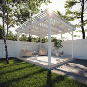 Pergola With Roof Slats