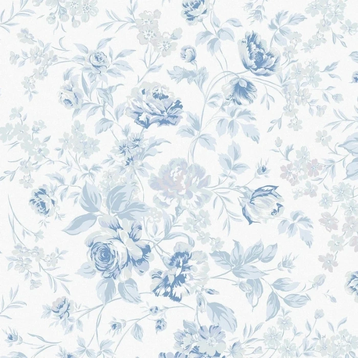 Romantic Rose Blue Wallpaper