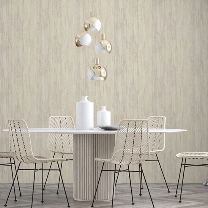 Galerie wood wallpaper room interior view