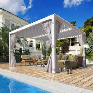 Yoleny Louvered Pergola Outdoor Space