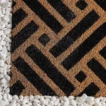 Rectangle Geo Pattern Door Mat