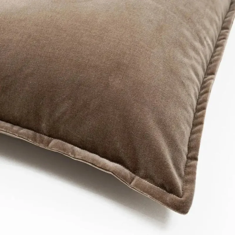 Designer sofa cushions brown metallic pattern