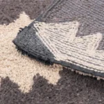 Geometric pattern welcome door rug