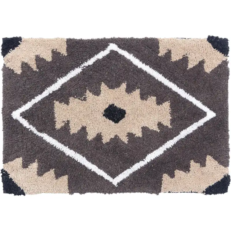 Non slip absorbent entry mat