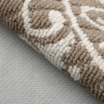 Front door welcome floor protection mat