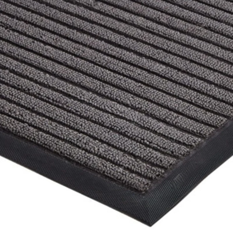 Royalford rectangular black floor mat